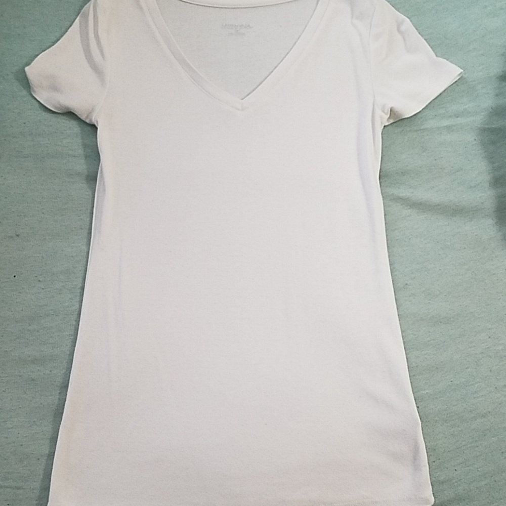 ❤️2/$10 merona white tee